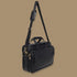 Atharv Black Multi Compartment Laptop bag Mozri